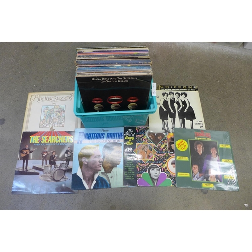 755 - LP records, Paul Simon, ABBA, Bryan Ferry, Diana Ross, Donna Summer, etc.