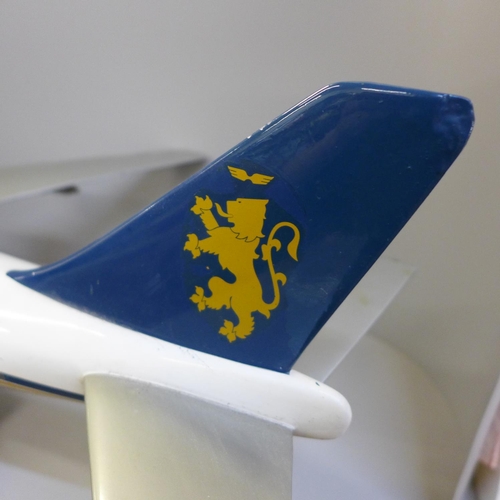 760 - A British Caledonian prototype model airliner, 71cm