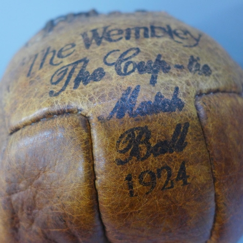 761 - The Wembley, The Cup-Tie Match Ball, 1924