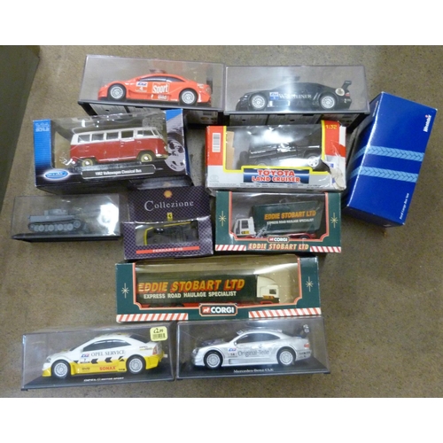 784 - A collection of Corgi and other model vehicles including rally cars, boxed