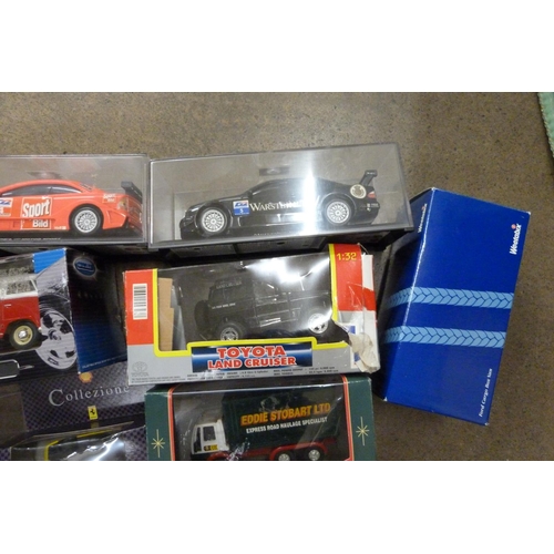 784 - A collection of Corgi and other model vehicles including rally cars, boxed