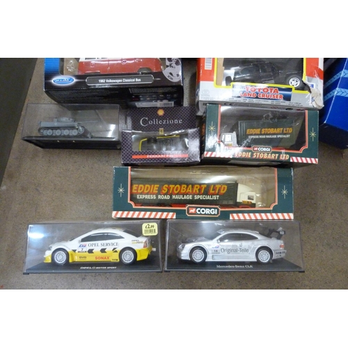 784 - A collection of Corgi and other model vehicles including rally cars, boxed