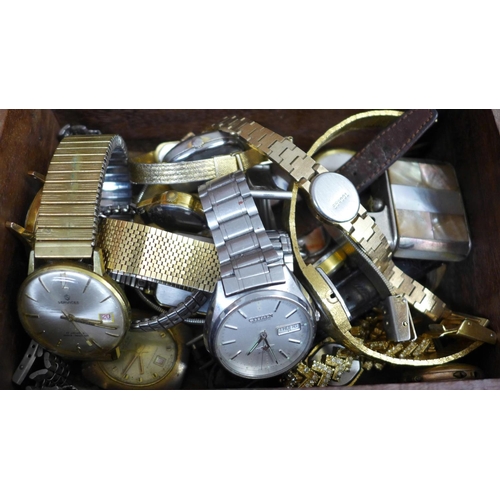 790 - A collection of wristwatches including Swiss Sports, Smiths, Swatch, Sekonda, Citizen, Smiths stopwa... 