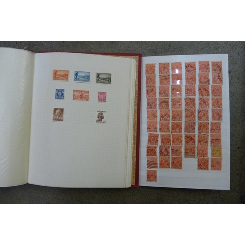 854 - Stamps; George V - George VI mint collection of plate blocks, coil pairs and strips, and some variet... 