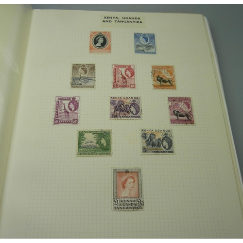 859 - Stamps; The Utile Hinged Leaf Album of Commonwealth mint and used stamps, J to V and Channel Islands