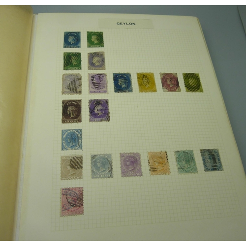 861 - Stamps; The Utile Hinged Leaf Album of Commonwealth and World Stamps, C to I including 19th Century,... 