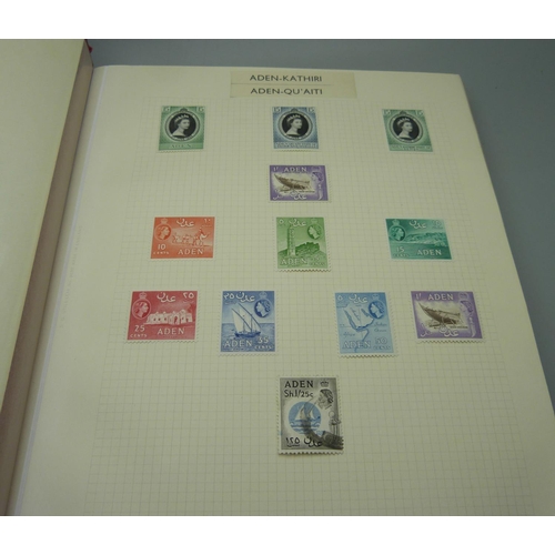 862 - Stamps; The Utile Hinged Leaf Album of mint and used Commonwealth stamps, A to G