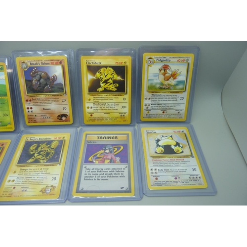 865 - 10 vintage rare Pokemon cards