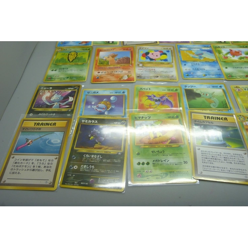 868 - 50 Vintage Japanese Pokemon cards