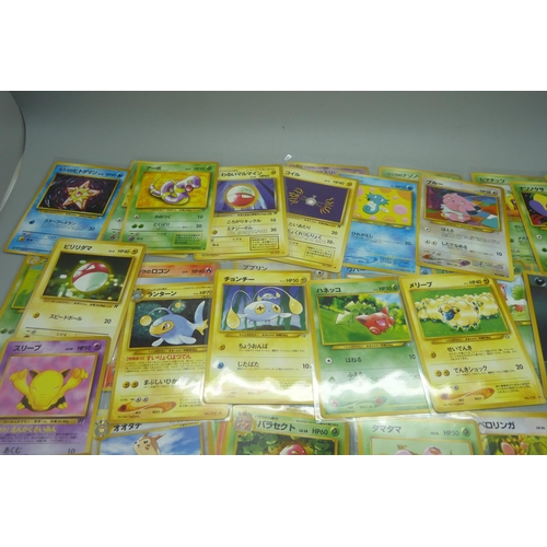 868 - 50 Vintage Japanese Pokemon cards