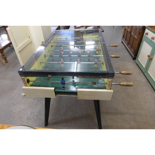 196 - A vintage table football game