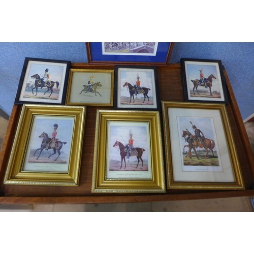 237 - Assorted small cavalry prints