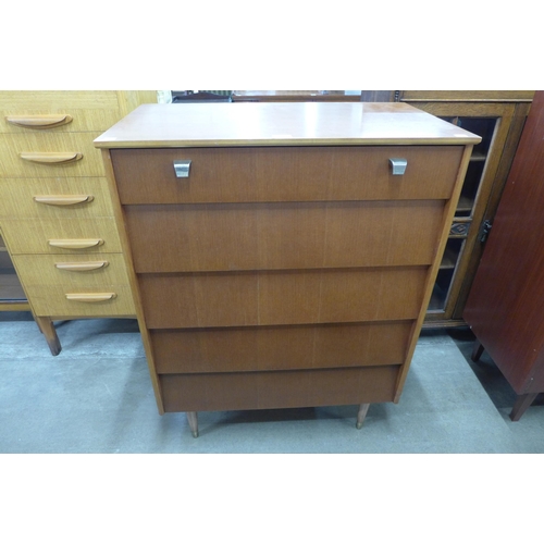 24 - An Avalon Yatton teak chest of drawers