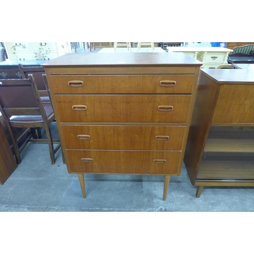 27 - A Danish teak chest of drawers