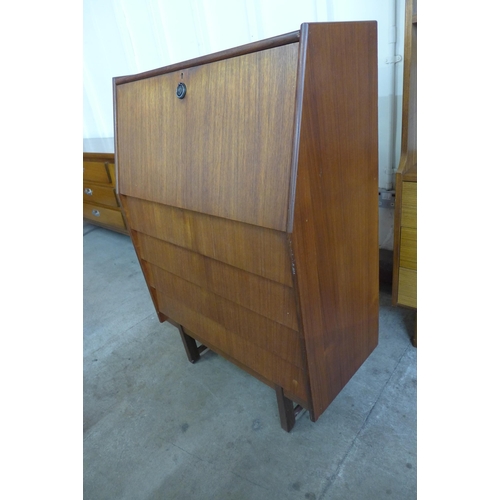 32 - A Turnidge of London teak bureau