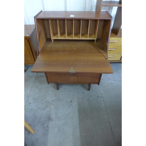 32 - A Turnidge of London teak bureau