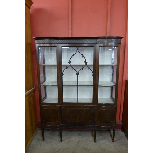 39 - An Edward VII mahogany display cabinet