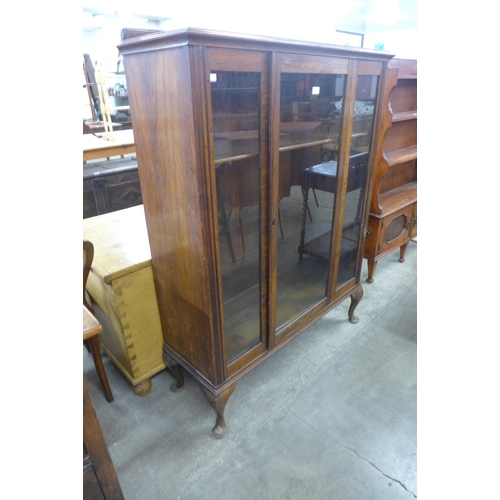 69 - An Edward VII rosewood bookcase