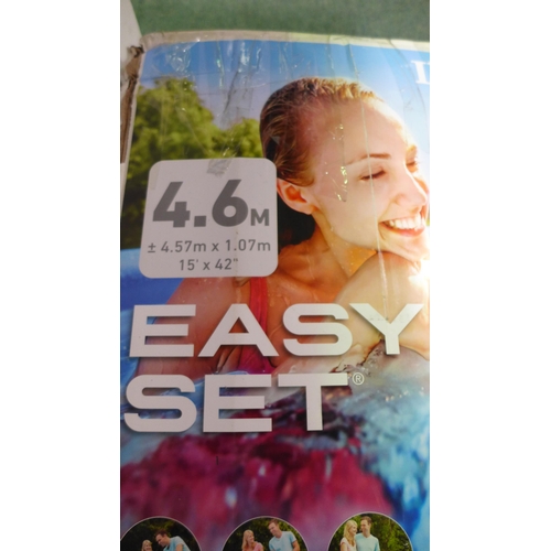 3014 - Intex 15Ft Easy Set Pool 4.57 X 1.0M, original RRP £249.99 + VAT (297-16) *This lot is subject to VA... 