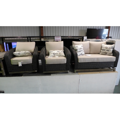 3016 - Agio Cameron 4 Piece Woven Deep Seating Set, original RRP £1583.33 + VAT (297-7) *This lot is subjec... 