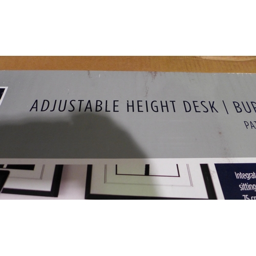 3029 - Tresanti Tech Height Adjustable White Power Desk, original RRP £266.66 + VAT (297-18) *This lot is s... 