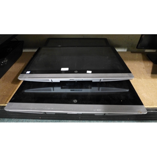 3059 - Three HP Touch All In One PC's (model: TPC-T007-23) with B&O Speakers (no stands/HDD's) * this lot i... 