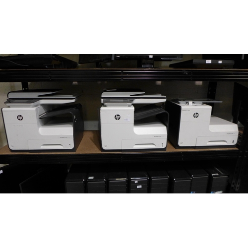 3063 - Three HP Pagewide Pro MFP 477dw Printer/Copier/Scanners * this lot is subject to VAT