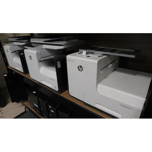 3063 - Three HP Pagewide Pro MFP 477dw Printer/Copier/Scanners * this lot is subject to VAT