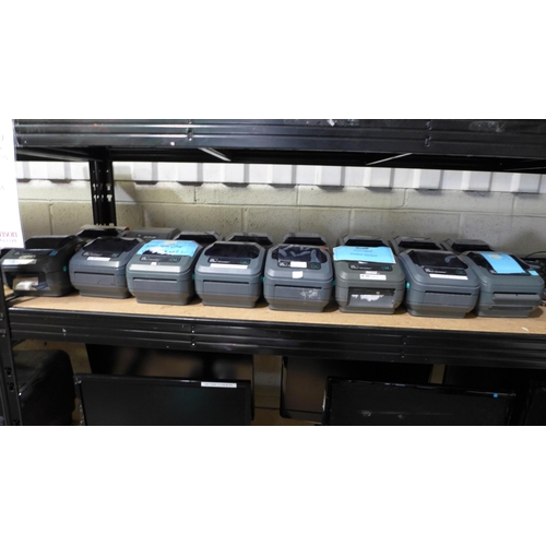 3074 - 16 Zebra mini label printers - (Models GK420D & ZD421) * this lot is subject to VAT