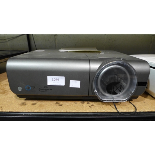 3076 - 2 Table top projectors - (Crestron & Optoma) * this lot is subject to VAT