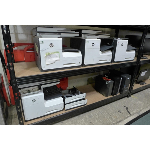 3078 - 4 HP Pagewide Pro MFP 477W printer/copier/scanners * this lot is subject to VAT