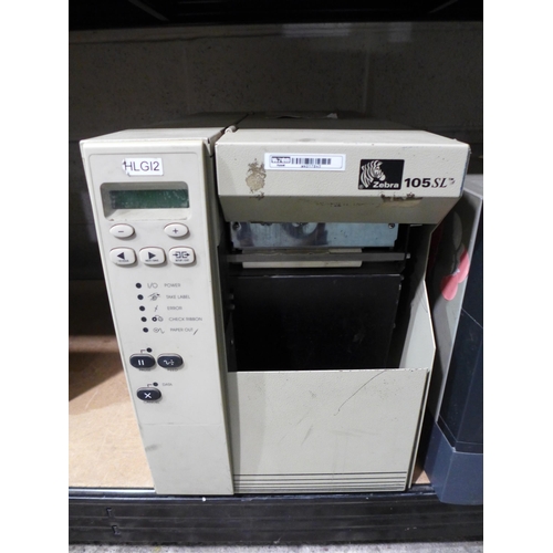 3082 - 3 Zebra label printers (Models: 105SL & ZM400) * this lot is subject to VAT