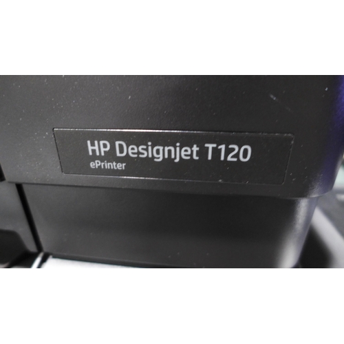 3091 - HP Designjet T120 e-printer * this lot is subject to VAT