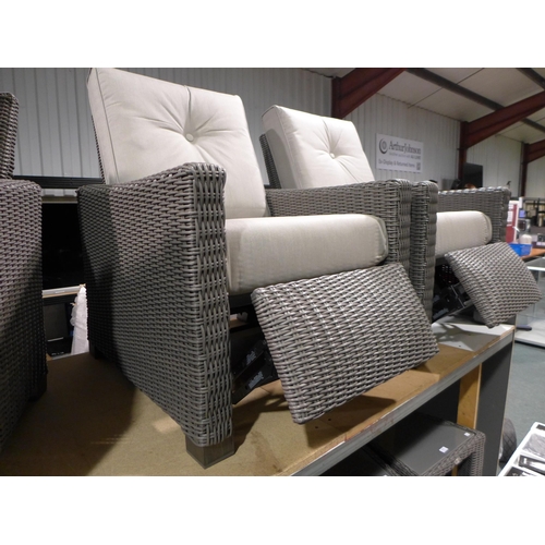 3093 - Steven Point 6 piece Wicker Theatre Set, original RRP £2166.66 + VAT (297-3) *This lot is subject to... 