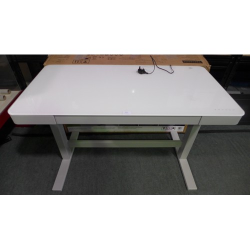 3029 - Tresanti Tech Height Adjustable White Power Desk, original RRP £266.66 + VAT (297-18) *This lot is s... 