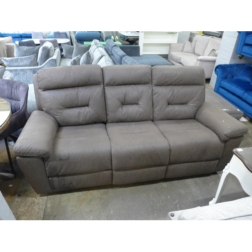 1470 - Justin Brown 3 Seater Power Recliner, original RRP £999.99 + VAT - marked (4173-22) *This lot is sub... 