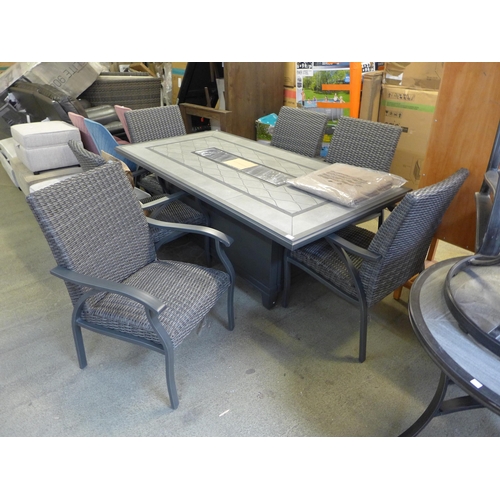 1526 - Sunvilla Indigo 7 piece Woven dining Set, original RRP £1916.66 + VAT (4173-30) *This lot is subject... 