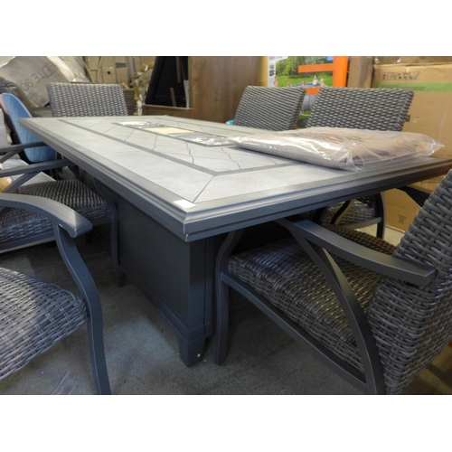 1526 - Sunvilla Indigo 7 piece Woven dining Set, original RRP £1916.66 + VAT (4173-30) *This lot is subject... 