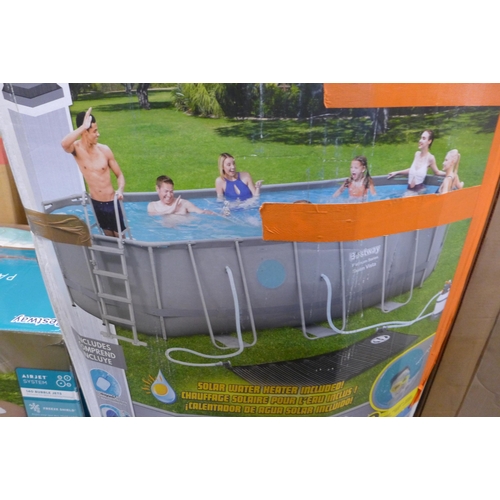 1538 - 18Ft Oval Frame Pool, original RRP £583.33 + VAT (4173-1) *This lot is subject to VAT