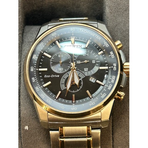 2107 - A Citizen two-tone chronograph wristwatch * this lot is subject to VAT