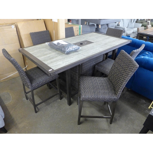 1487 - Agio Mckenzy 7 piece High Dining Patio Set, original RRP £1416.66 + VAT (4173-10) *This lot is subje... 