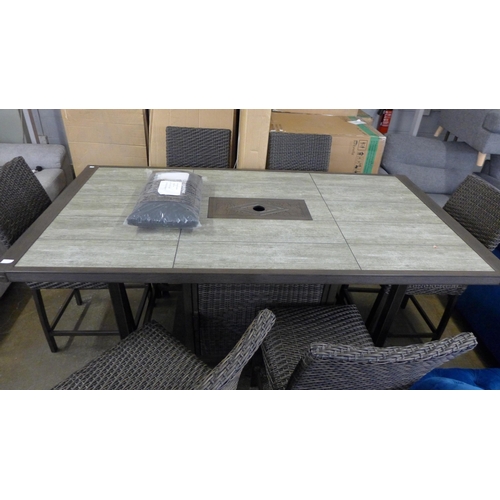 1487 - Agio Mckenzy 7 piece High Dining Patio Set, original RRP £1416.66 + VAT (4173-10) *This lot is subje... 