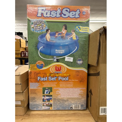 2262 - A Fast Set paddling pool - boxed & unopened