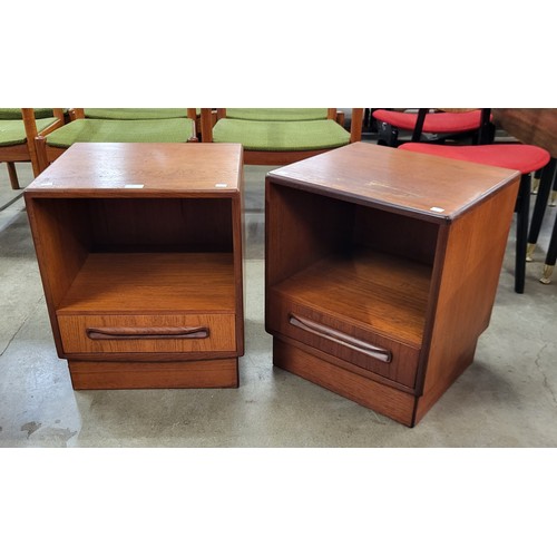 5 - A pair of G-Plan Fresco teak bedside cabinets