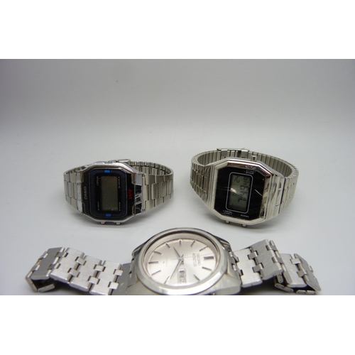 1070 - Wristwatches including Seiko and Casio