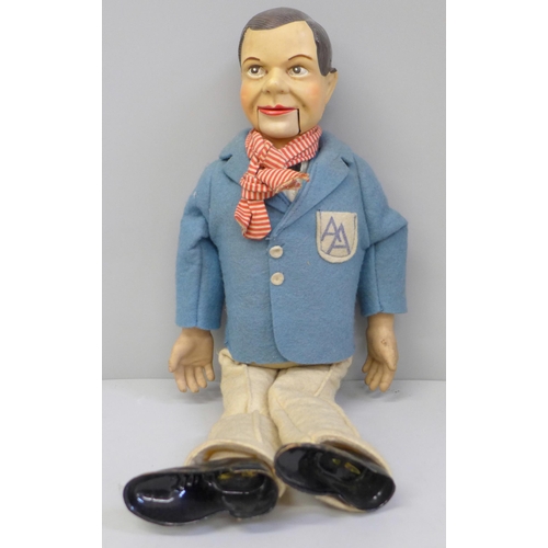 617 - An Archie Andrews dummy, 38cm