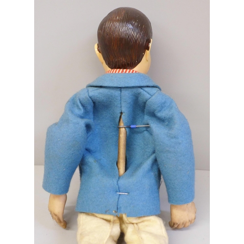 617 - An Archie Andrews dummy, 38cm