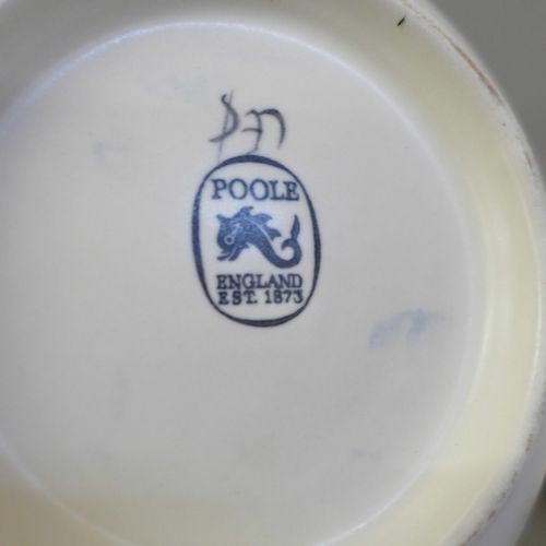 644 - Four items of Poole pottery