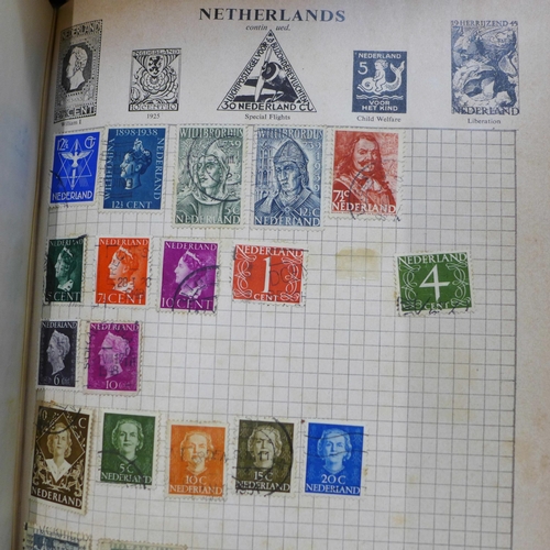 654 - World stamps in five albums