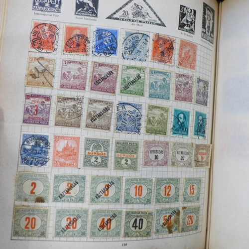 654 - World stamps in five albums